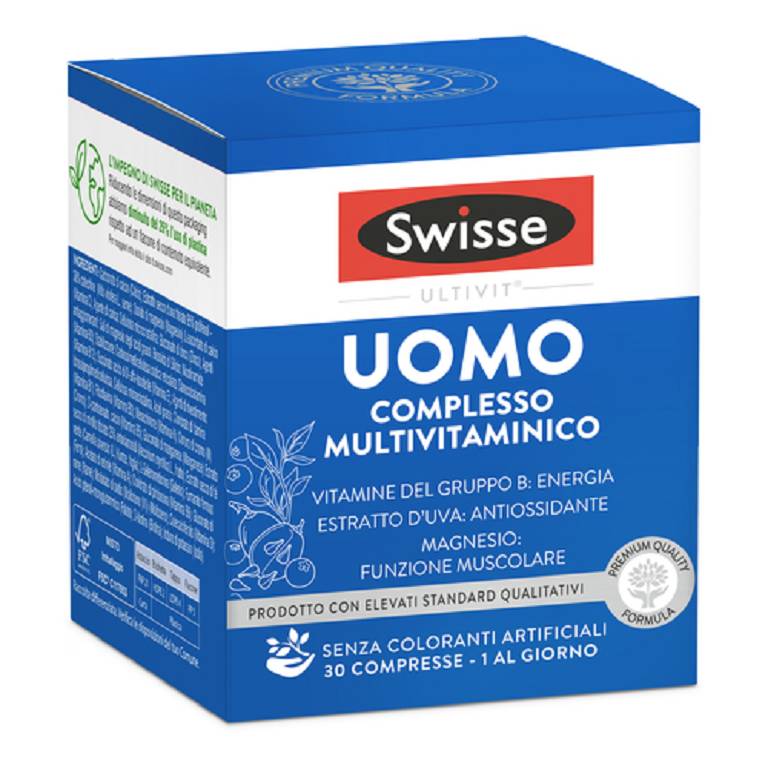 SWISSE UOMO 65+ MULTIVIT 30CPR